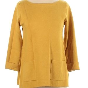 NWOT. Cynthia Rowley sweater top mustard size XL